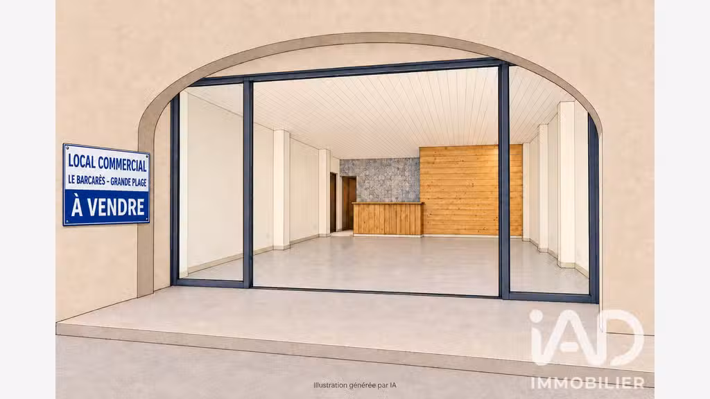 Vente local commercial 33m² au Barcarès