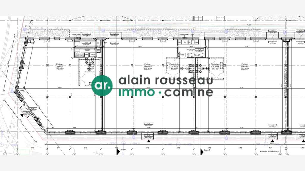 Vente local commercial 638m² aux Ponts-de-Cé