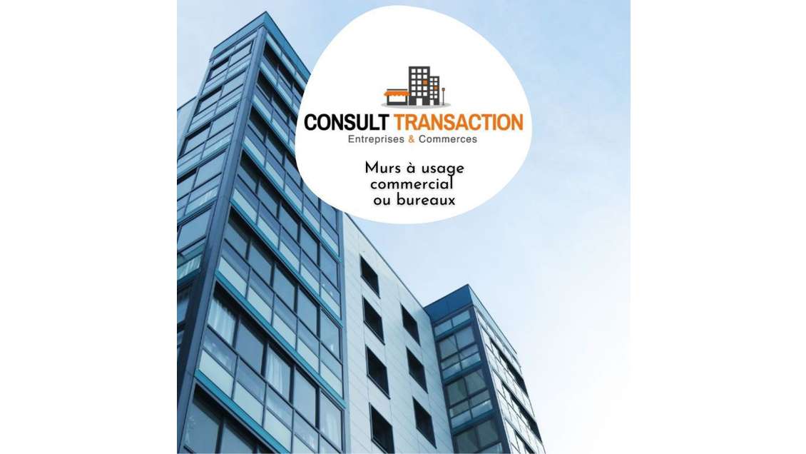 A vendre local commercial de 128m² R+1 à Pornic 