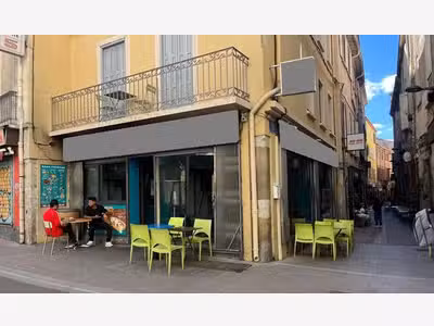 Vente murs de resto 65m² à Perpignan centre
