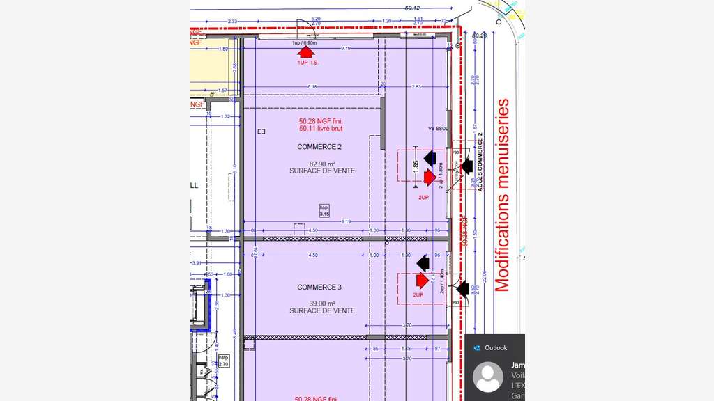 Local 39 m² à vendre à Miramas centre 13140