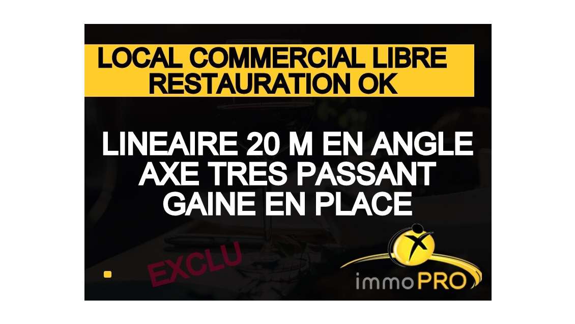 Local restauration de 160m² à louer à Brignais