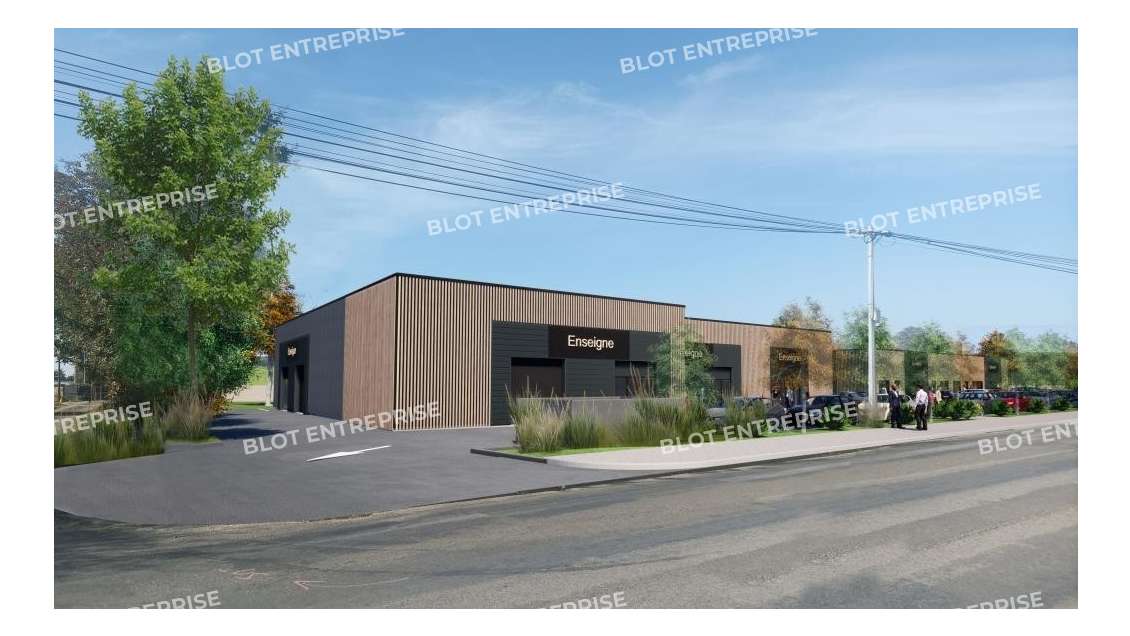 A vendre local d'activités neuf 243m² La Bouëxière