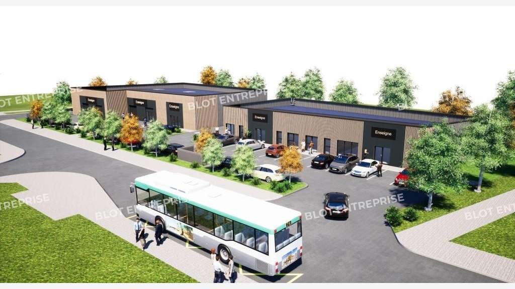A vendre local d'activités neuf 243m² La Bouëxière