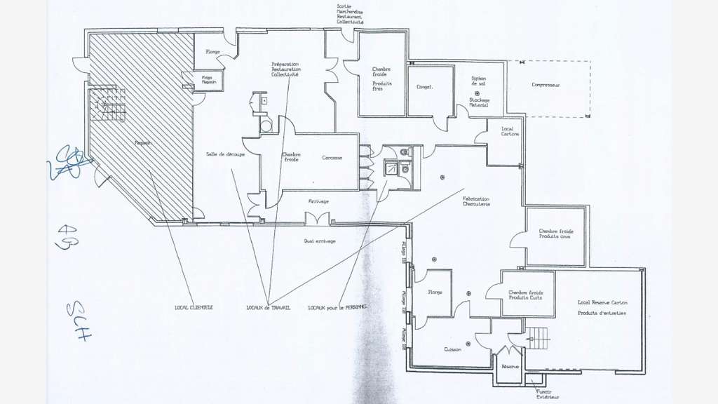 Vente local métier de bouche 450m² à Lamballe