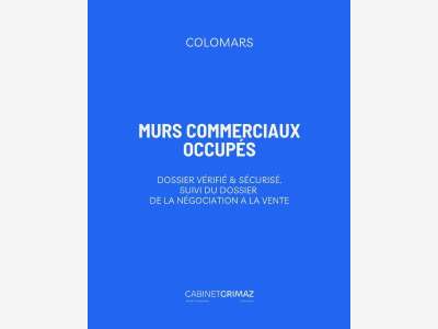Vente murs commerciaux occupés à Colomars