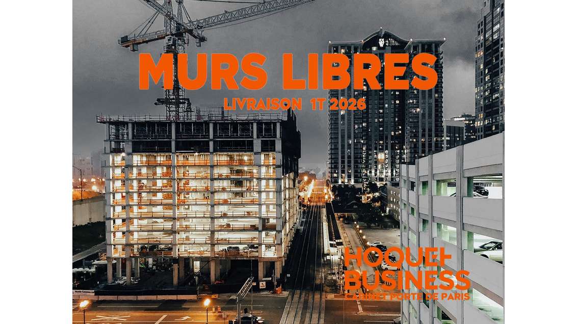 A vendre murs libres 100m² à Ivry-sur-Seine