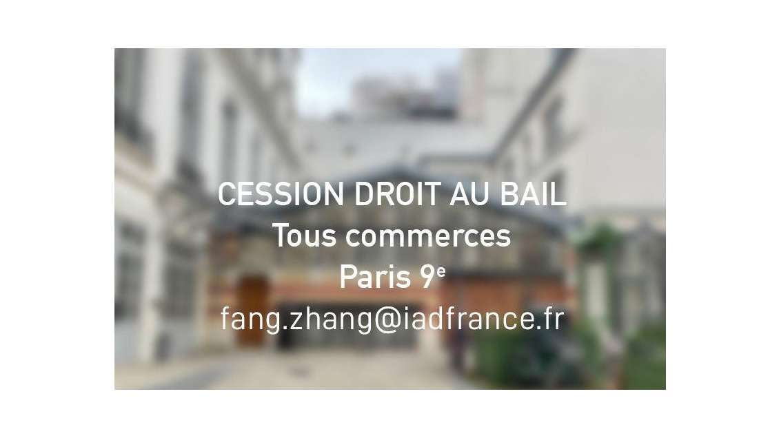 DAB boutique 42m² métro Cadet à Paris 9eme 