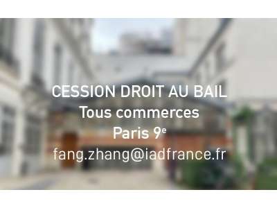 Vente Locaux commerciaux - Boutiques à Paris 9e