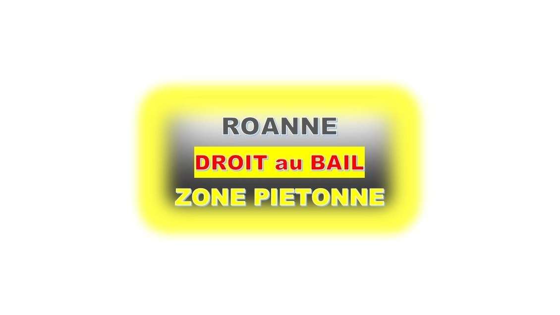 Cession droit bail local commercial de 55m² Roanne