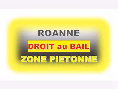 Cession droit bail local commercial de 55m² Roanne
