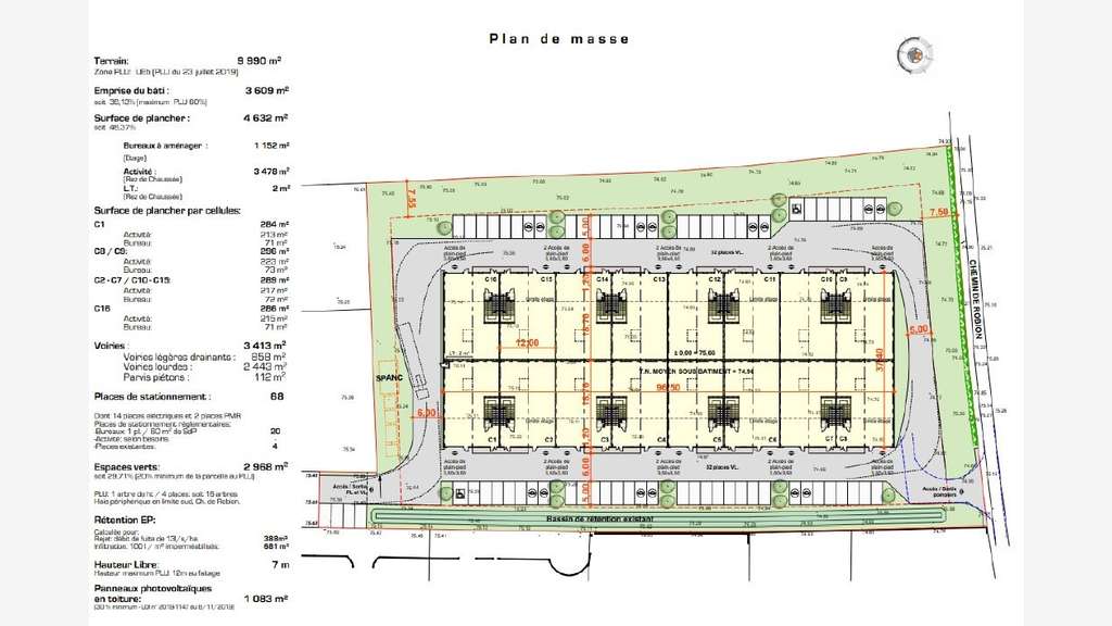 Locaux neufs de 300 à 3500m² à vendre à Cavaillon