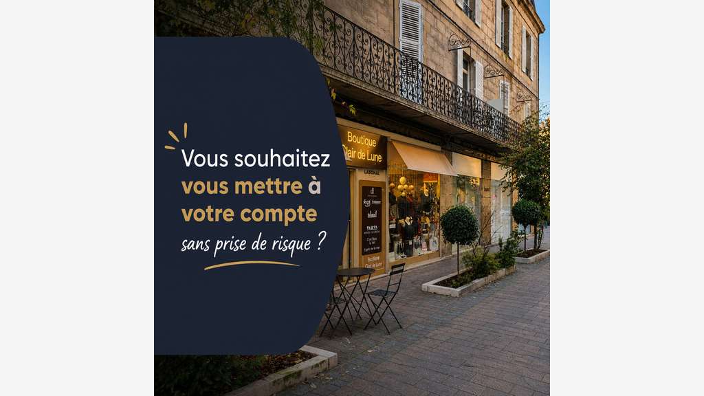 Cède local commercial 54m² empl N°1 centre Brive