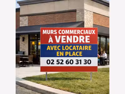 MURS COMMERCIAUX AVEC LOCATAIRE EN PLACE