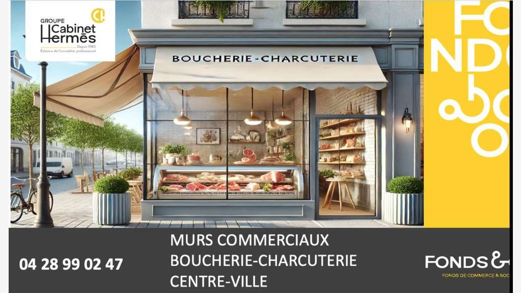 Vente murs commerciaux boucherie à Bourg-de-Péage