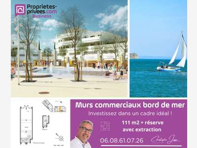 Vente murs commerciaux libres 111m² à Port-Leucate