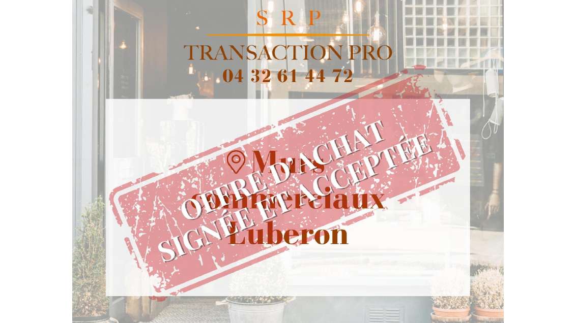 Vente murs commerciaux loués 135m² à Bonnieux