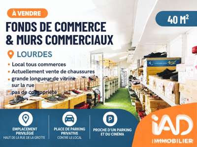 Vente murs commerciaux à Lourdes Rue la Grotte