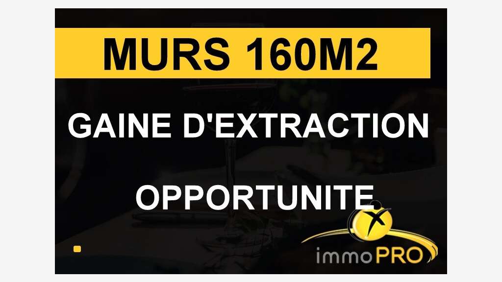 Vend murs 160m² avec gaine d'extraction Grenoble