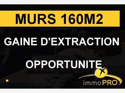 Vend murs 160m² avec gaine d'extraction Grenoble