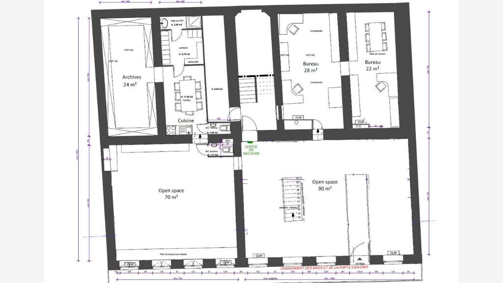 Murs 335m² à vendre Lyon 69001 atypique