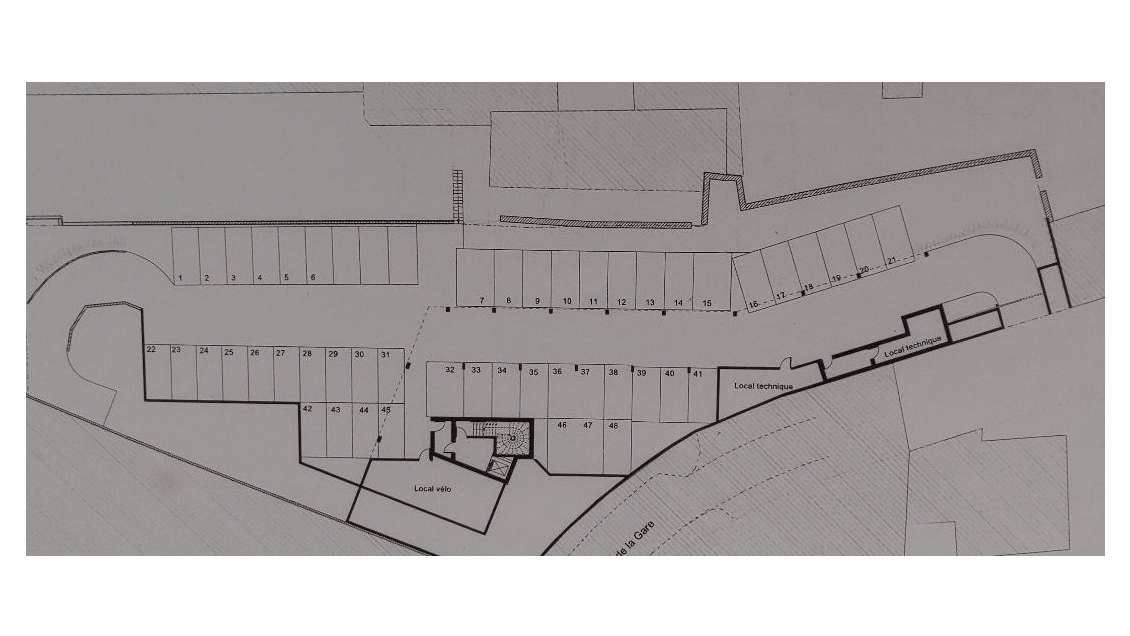 A vendre 1 place de parking extérieure à Rodez