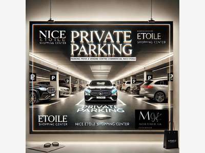 A vendre parking en sous-sol sécurisé Nice Étoile