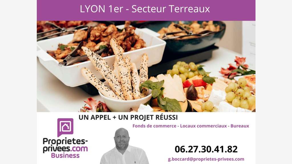 Cession de bail local atypique 27m² à Lyon 69001