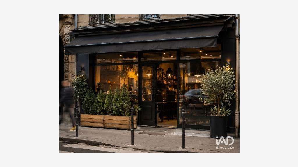 Cède local commercial 100m² extraction Paris 75005