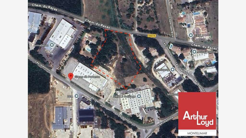 Vente terrain 6940m² à Malataverne