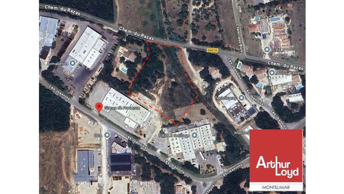 Vente terrain 6940m² à Malataverne