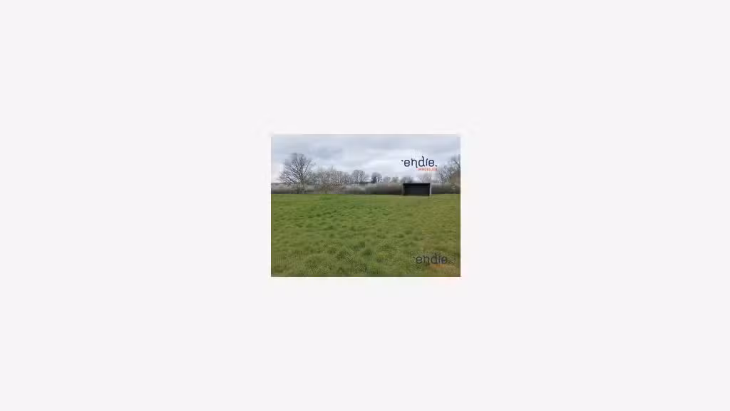 Terrain agricole 2210m² avec hangar bardé à Mornay