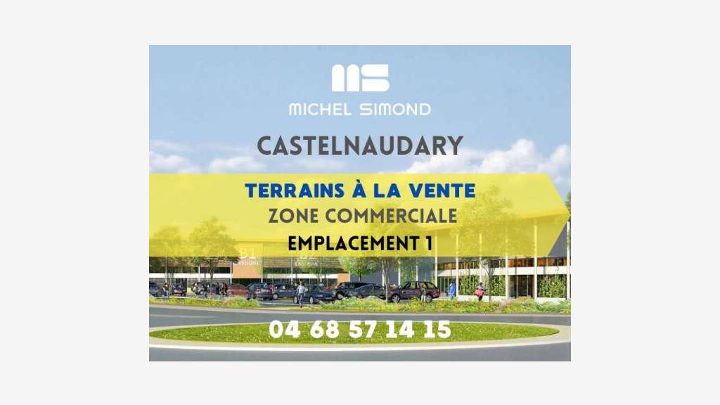 Vente terrain en zone commerciale à Castelnaudary
