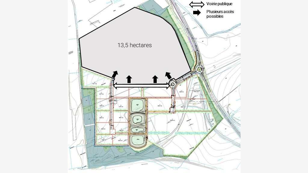 AV terrain Industriel de 13,5 ha P.A. Vesoul Sud