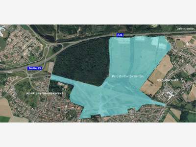 Terrain industriel à vendre Douai / Valenciennes 