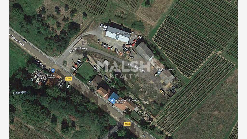 Vente terrain 4901m² dans parc d'activités à Letra