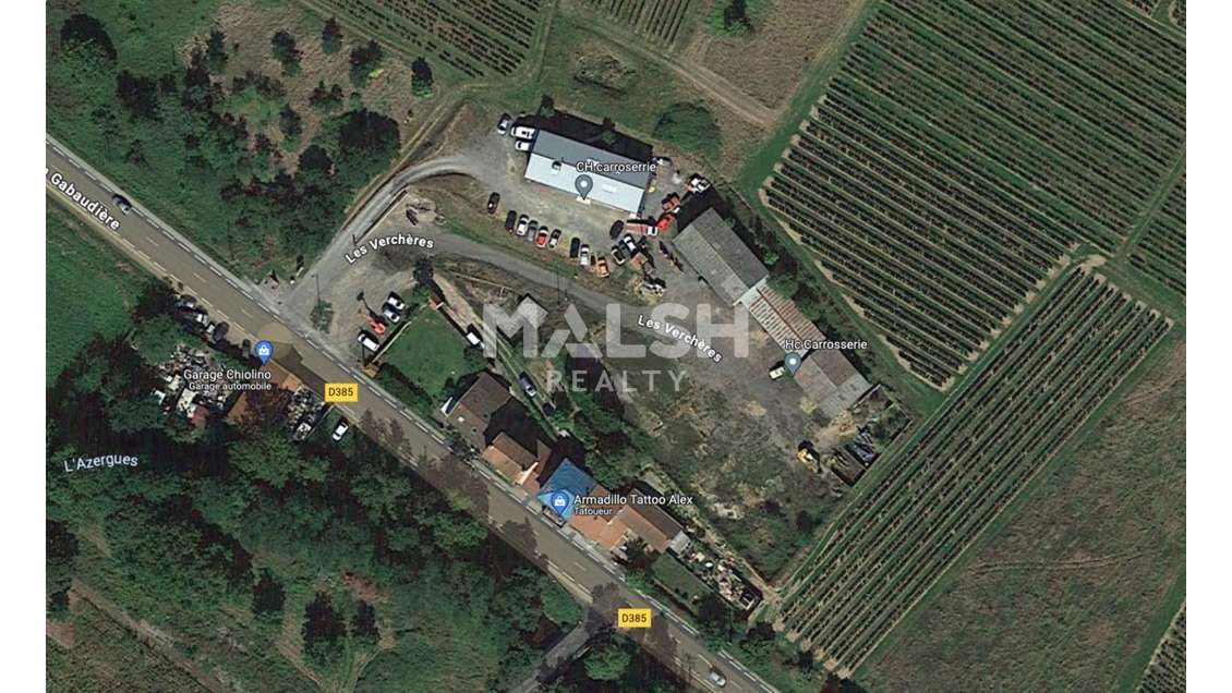 Vente terrain 4901m² dans parc d'activités à Letra