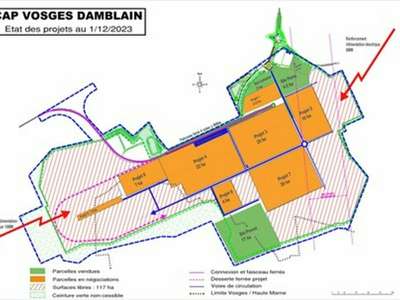 Vente Terrains industriels et agricoles à Damblain