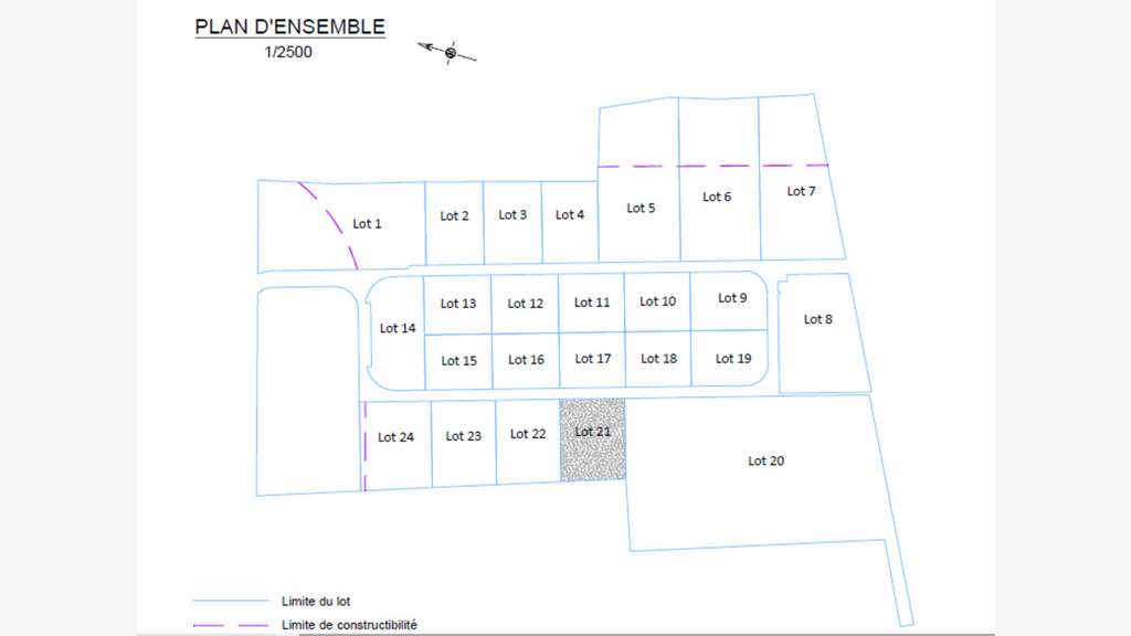 A vendre terrain 3426m² à Grisolles