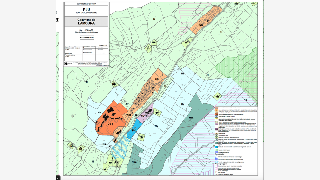 Vente terrain constructible de 2577m² à Lamoura