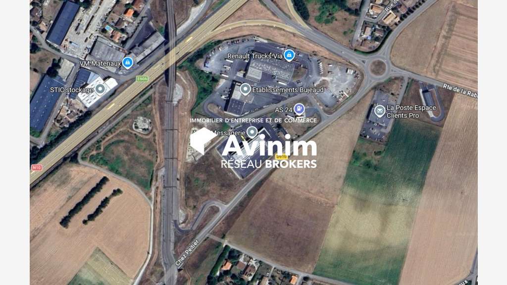 Vente terrain d'activités 3.7ha Roullet-St-Estèphe