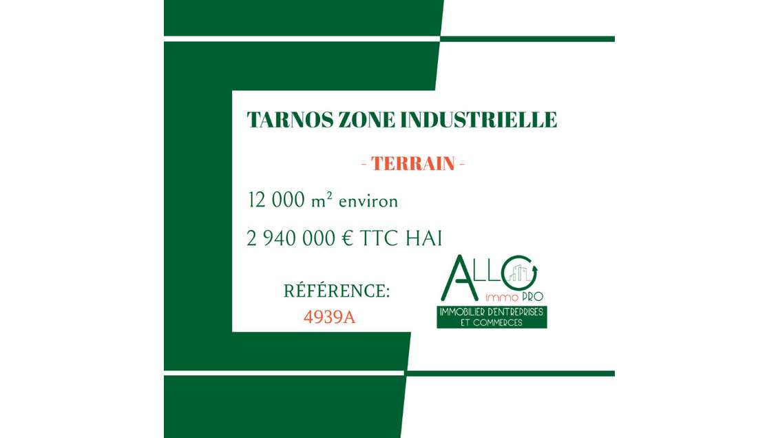 Terrain de 12 000m² en zone industrielle à Tarnos