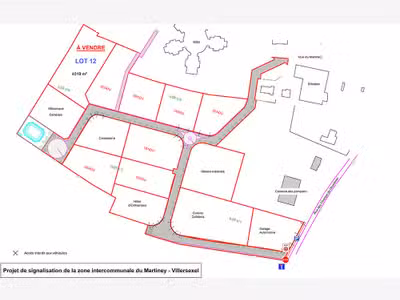 Vente Terrains industriels 4019m² proche Belfort