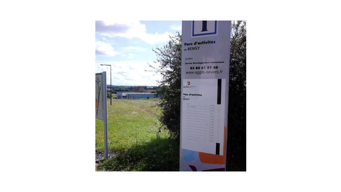3,3 ha de terrains industriels à vendre Parc Bengy