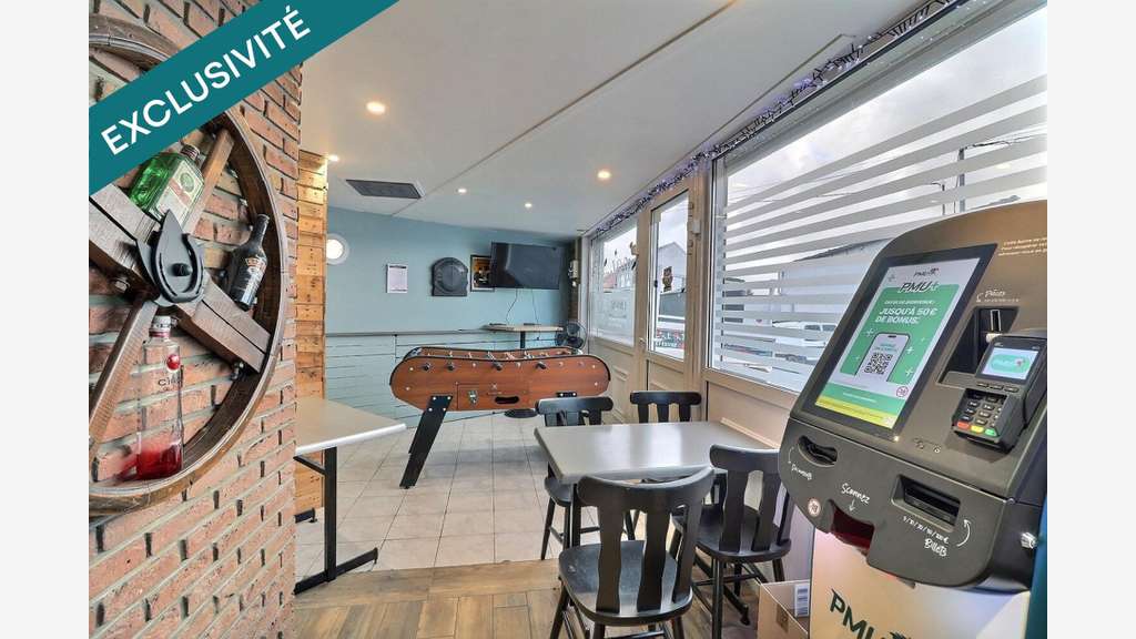 Vente avec dab bar tabac PMU FDJ 147m² à Viesly
