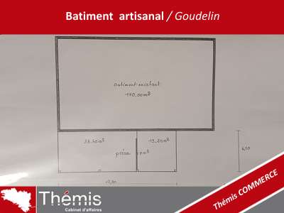 Batiment artisanal à vendre sur Lanvollon Goudelin