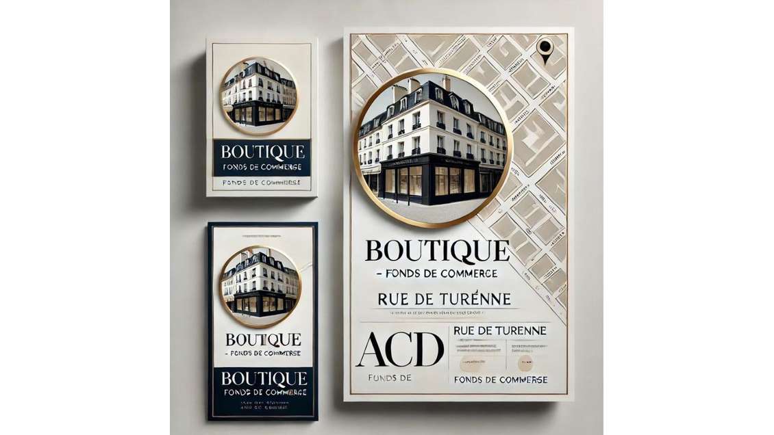 Cession droit au bail de 30m² à Paris Turenne