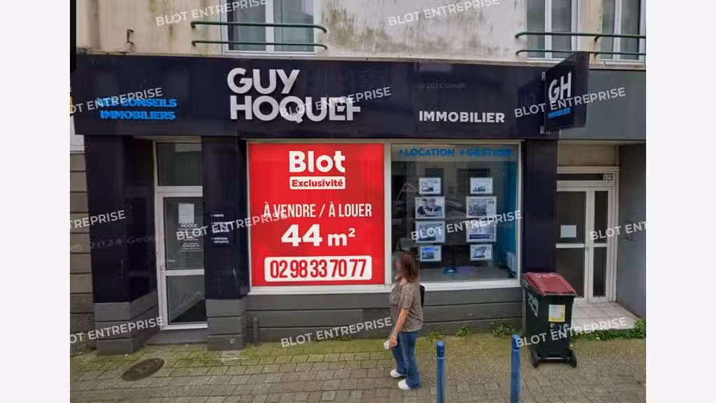 À vendre local bureaux de 44m² à Brest rive droite