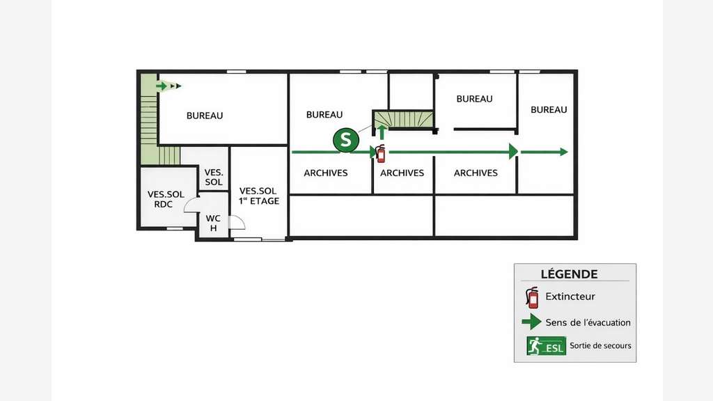 Bureaux Maiche 250 m2