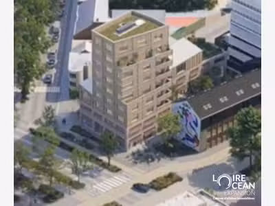 Vente bureaux modernes de 294m² Île de Nantes 